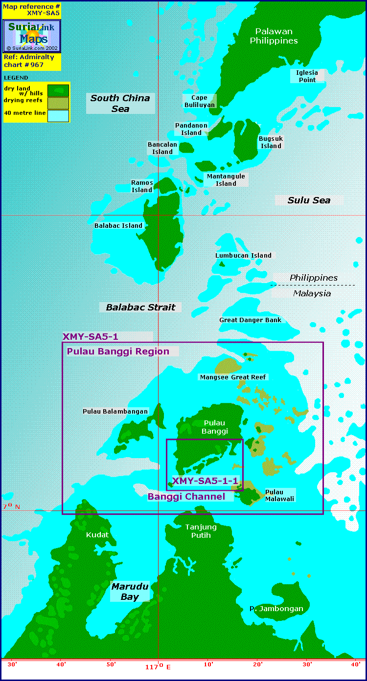 Kudat Area and Palawan Area